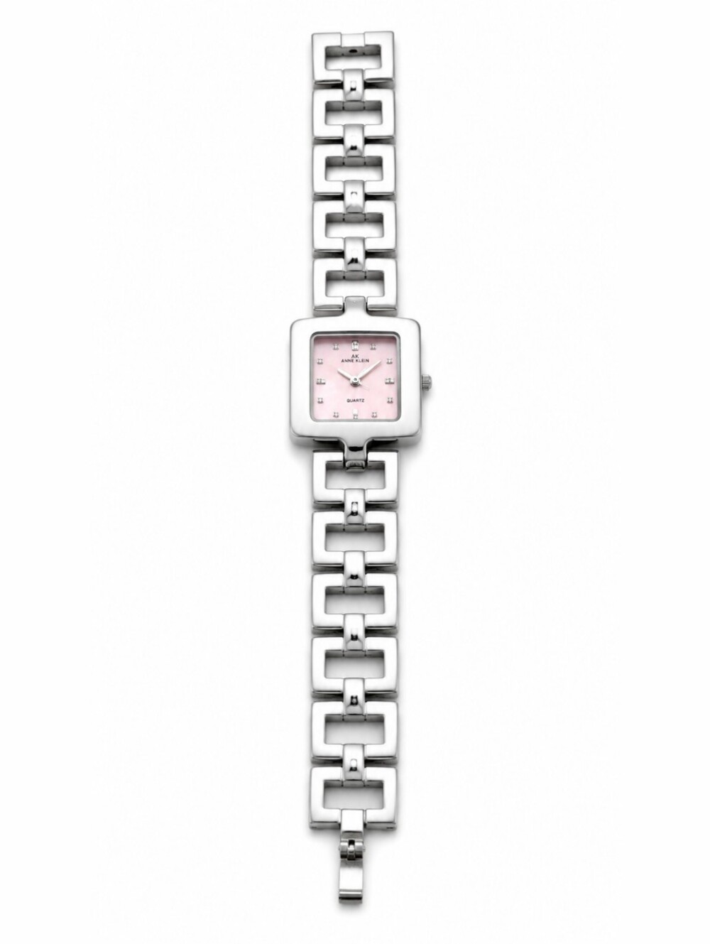 Panache Women's Quartz Watch Silver-Tone Link Bracelet Blue Dial Dress Wristwatc